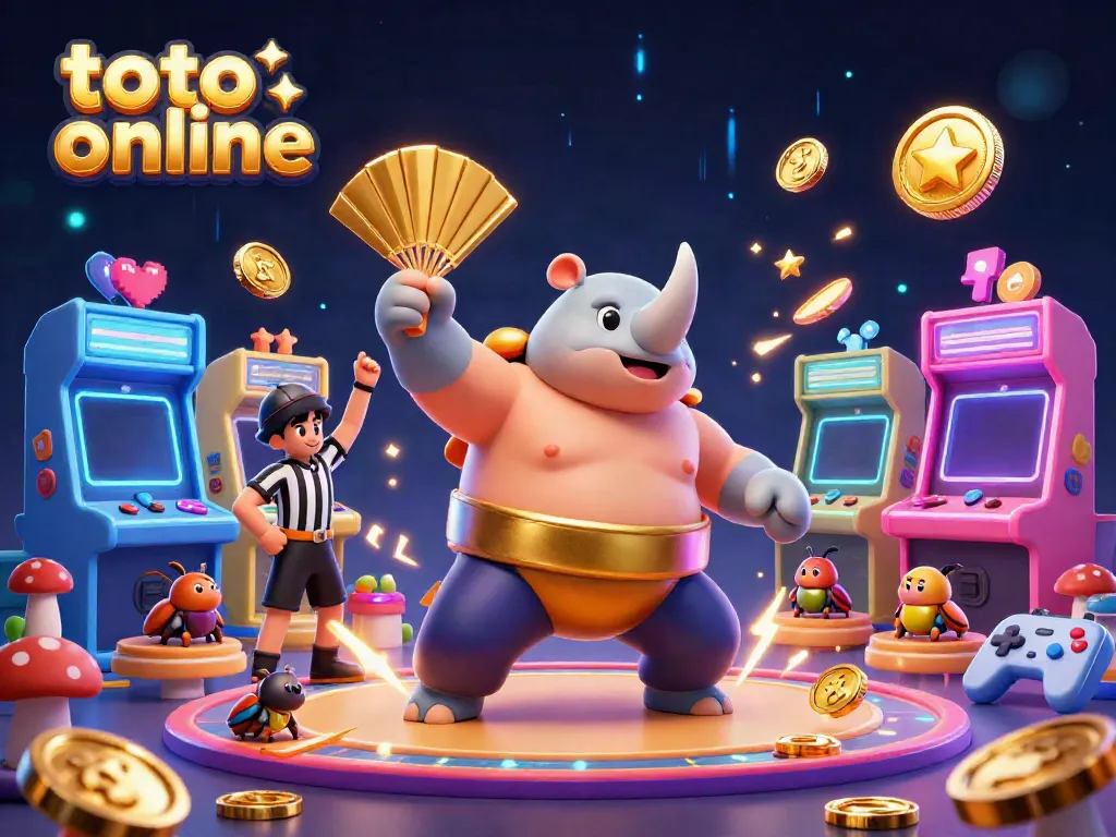 Experience thrilling wins with a dynamic illustration of the toto online gaming world showcasing vibrant characters.