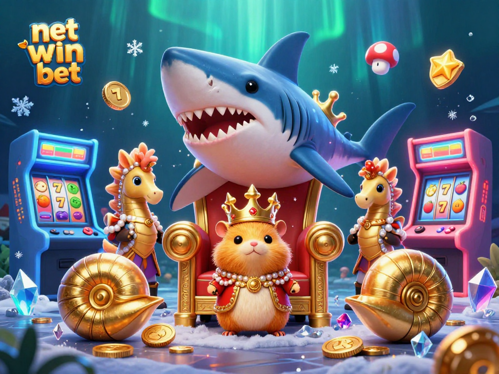 Experience thrilling casino excitement with net win bet at an imaginative underwater arcade.