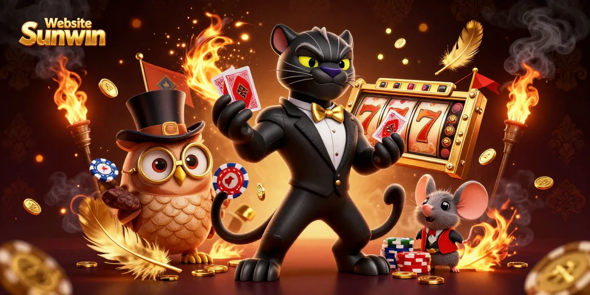 Engage with Website Sunwin's vibrant casino experience featuring stylish characters and dynamic gaming elements.